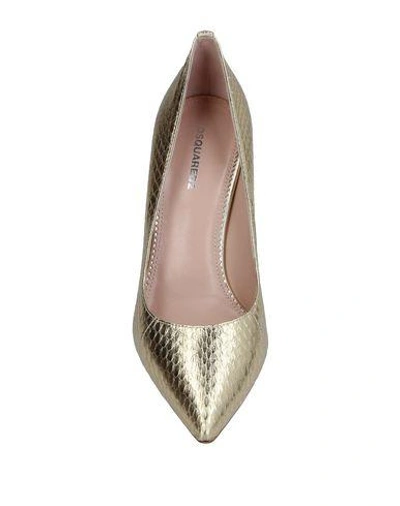 Shop Dsquared2 Pump In Gold