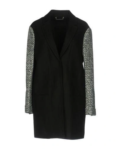 Shop Diane Von Furstenberg Coat In Black