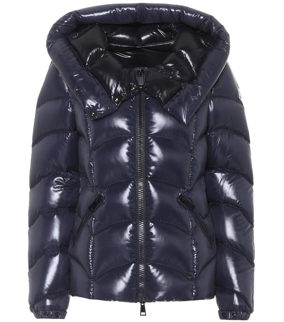 moncler akebia shiny puffer jacket