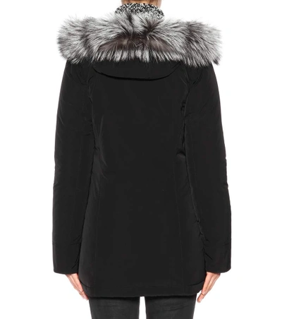 Shop Woolrich Luxury Arctic Down Coat In Black