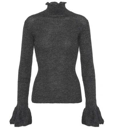 Shop Acne Studios Raine Alpaca-blend Sweater In Grey