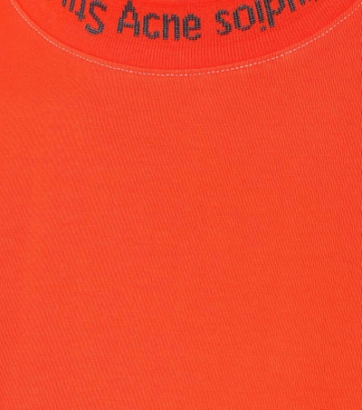 Shop Acne Studios Greta Long-sleeved Cotton Shirt In Rust Red