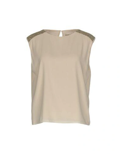 Shop Alice And Olivia Tops In Beige