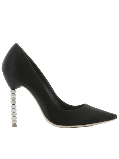 Shop Sophia Webster Black Fabric Pump