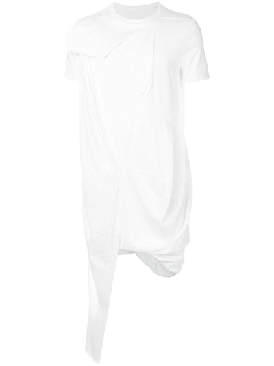 Shop Rick Owens Drkshdw Asymmetrical Long T-shirt