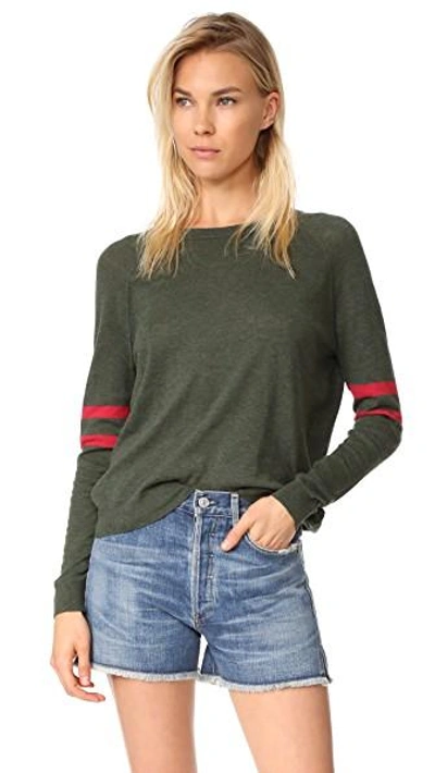 Shop Velvet Theana Sweater In Army