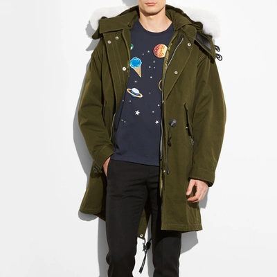 Shop Coach Parka In Military