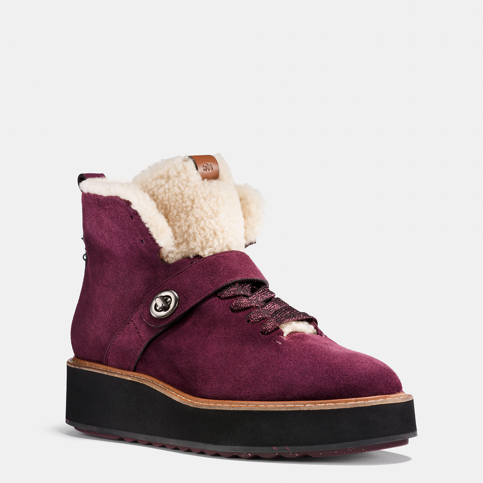coach oxblood shoes