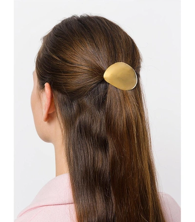 Shop Charlotte Chesnais Gold Egg Small Hair Clip