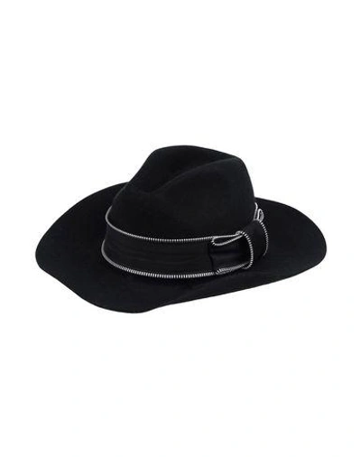 Shop Karl Lagerfeld Hat In Black