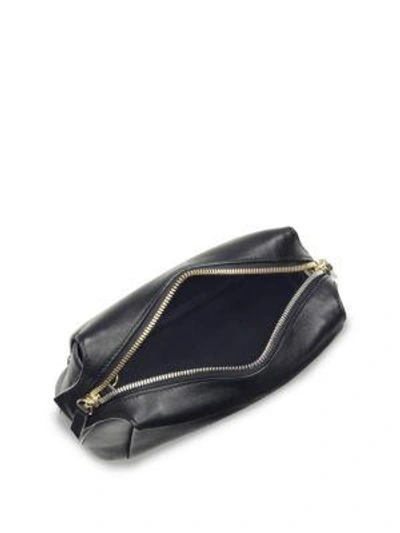 Shop Want Les Essentiels De La Vie Maxi City Leather Crossbody Bag In Jet Black