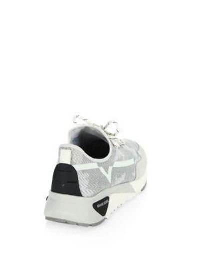 Shop Diesel Skb S-kby Sneakers In Grey Multi