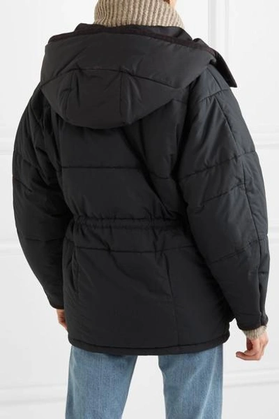 Shop Isabel Marant Étoile Bulle Oversized Hooded Quilted Shell Jacket