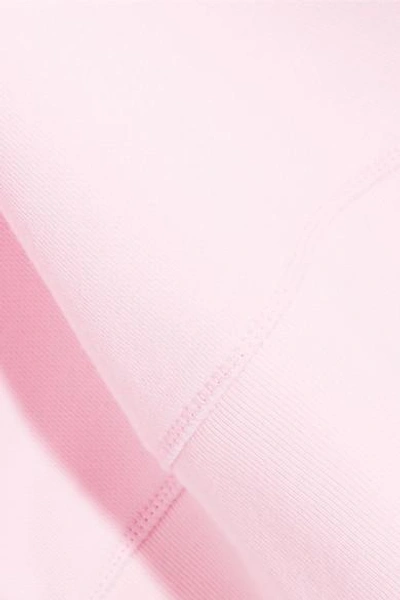 Shop Joseph Oversized Cutout Cotton-jersey Sweatshirt In Pink