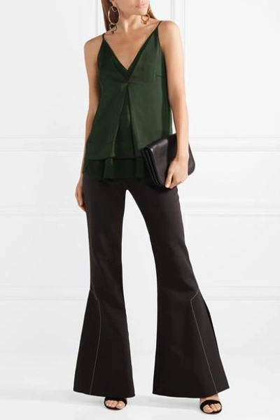 Shop By Malene Birger Caralino Layered Satin And Georgette Camisole