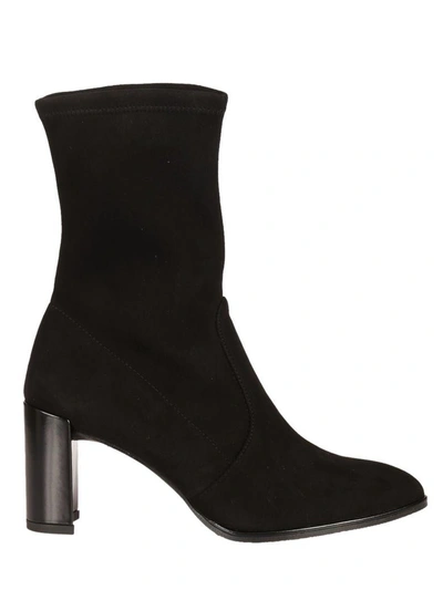Shop Stuart Weitzman Prancer Ankle Boots In Black