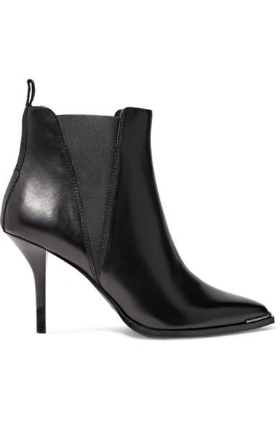 Shop Acne Studios Jemma Leather Ankle Boots In Black
