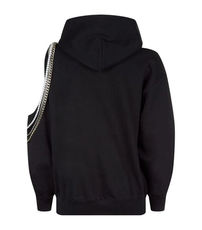 Shop Forte Couture Cindy Crawford Embellished Hoodie In Black