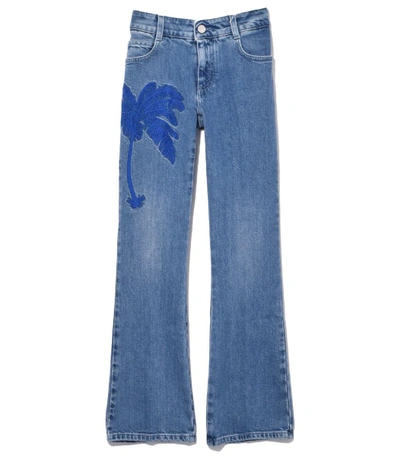 Shop Stella Mccartney Blue The Skinny Kick Denim Jeans