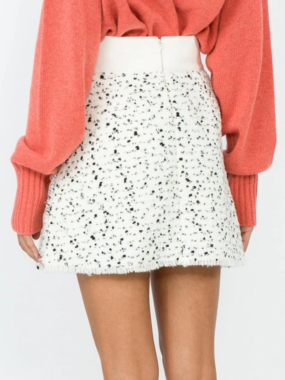 Shop Moncler Speckled Mini Skirt