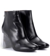 ACNE STUDIOS CLAUDINE LEATHER ANKLE BOOTS,P00280223