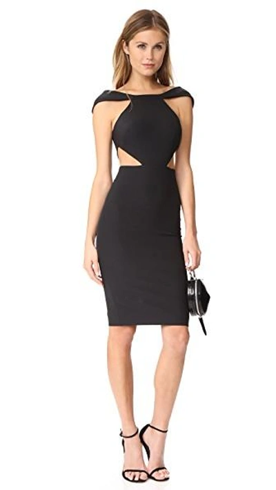 Shop Aq/aq Aura Mini Dress In Black