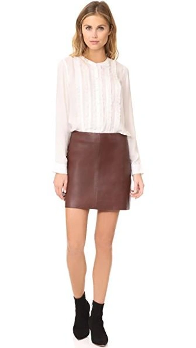 Shop Joie Jeronioma Blouse In Vintage White