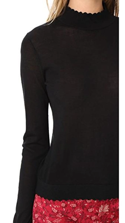 Shop Club Monaco Archibelle Sweater In Black