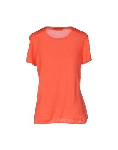 Shop Allude Sweater In Coral