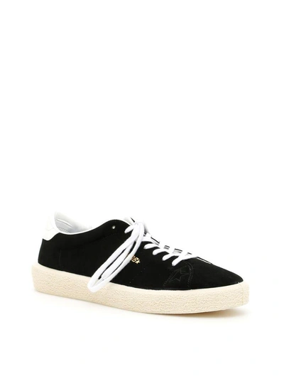 Shop Golden Goose Tennis Sneakers In Black Suedenero