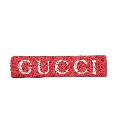 Shop Gucci Orange  Print Headband