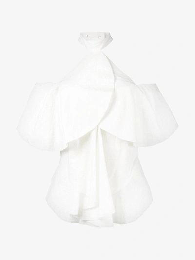 Shop Kitx Cold Shoulder Blouse In White