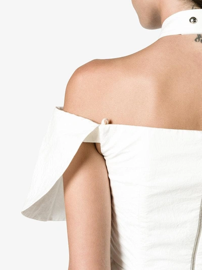 Shop Kitx Cold Shoulder Blouse In White