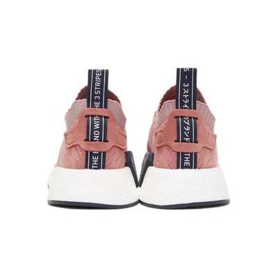 Shop Adidas Originals Pink Nmd R2 Pk Sneakers