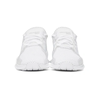 Shop Adidas Originals White Eqt Support Adv Sneakers