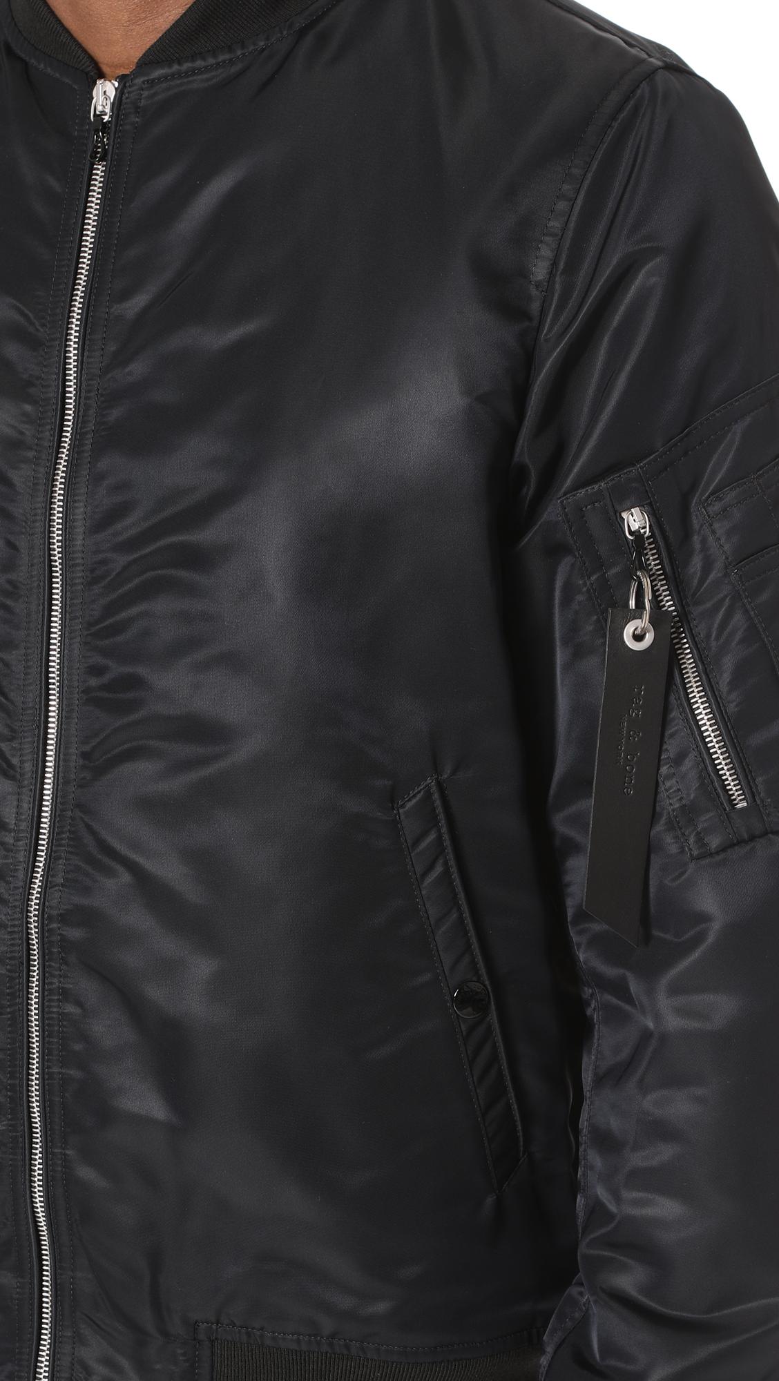 manston nylon bomber jacket