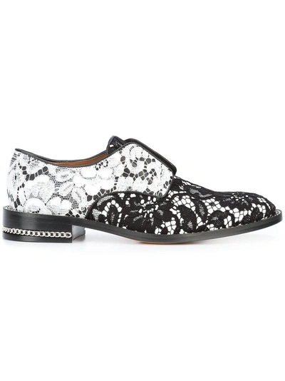 Shop Givenchy Lace Embroidered Brogues
