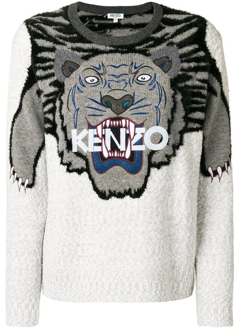 kenzo intarsia sweater