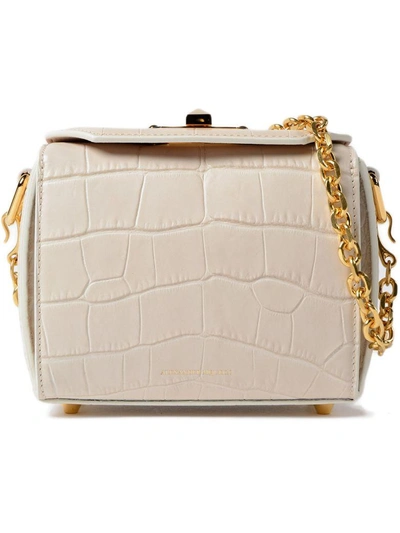 Shop Alexander Mcqueen Evening Bag In Bone