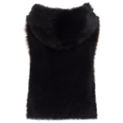 Shop Giuseppe Zanotti - Black Lamb Vest Cassandra