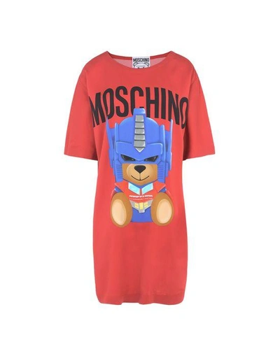 Shop Moschino Minidress In Red