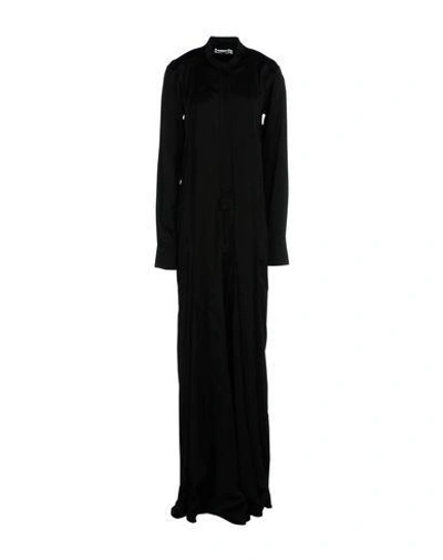 Shop Jil Sander Long Dresses In Black