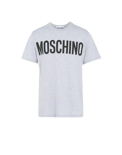 Shop Moschino Short-sleeve-t-shirts In Grey