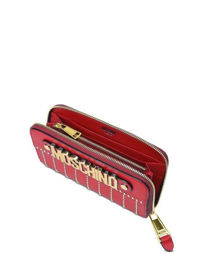 Shop Moschino Wallet In Blue