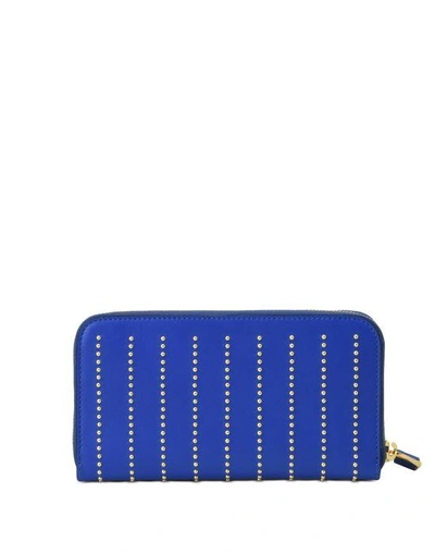Shop Moschino Wallet In Blue