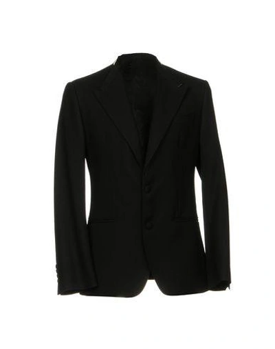Shop Dolce & Gabbana Man Blazer Black Size 44 Virgin Wool