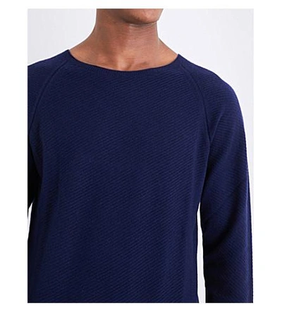Shop Diesel K-cozy Knitted Sweater In Peacoat Blue