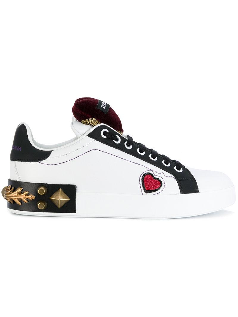dolce gabbana heart sneakers