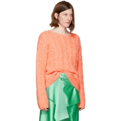 Shop Sies Marjan Orange Casey Sweater In Melon