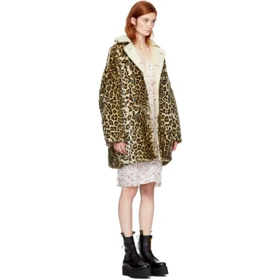 Shop R13 Brown Leopard Hunting Coat